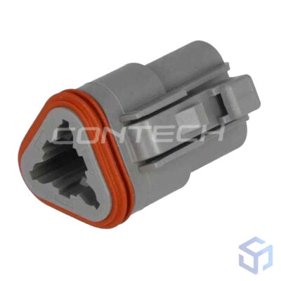 CONECTOR DT 3 VIAS FÊMEA (COD. DEUTSCH: DT06-3S)