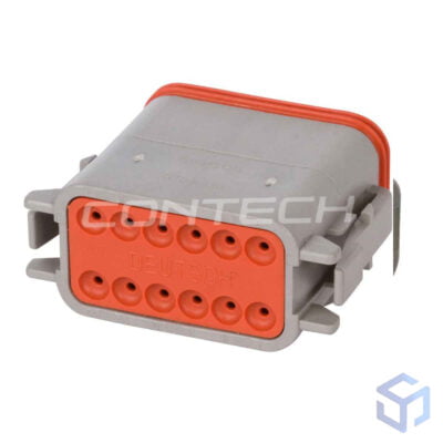 CONECTOR DT 12 VIAS FÊMEA (COD. DEUTSCH: DT06-12SA)