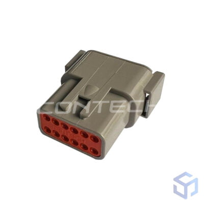 CONECTOR DTM 12 VIAS MACHO (COD. DEUTSCH: DTM04-12PA)