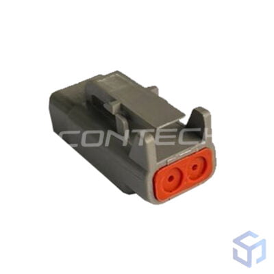 CONECTOR DTM 2 VIAS FÊMEA (COD. DEUTSCH DTM06-2S)