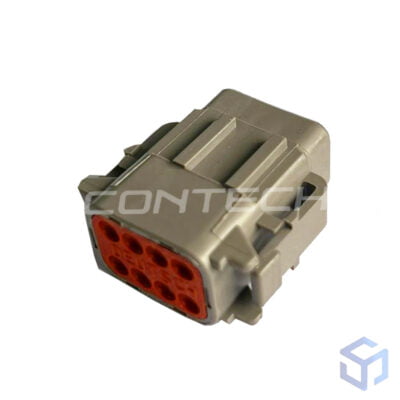 CONECTOR DTM 8 VIAS FÊMEA (COD.DEUTSCH: DTM06-08SA)