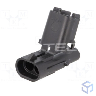 CONECTOR DELPHI 2 VIAS MACHO WEATHER PACK (COD DELPHI: 12010973)