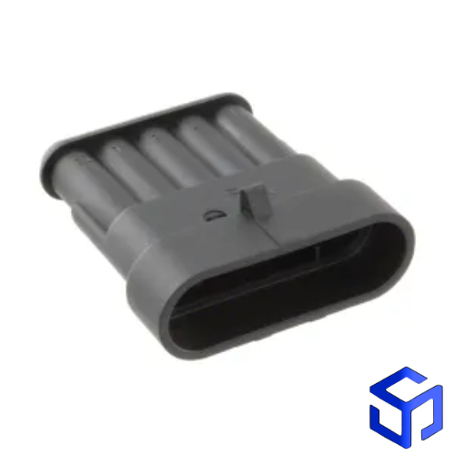 CONECTOR SUPER SEAL 5 VIAS P/ TERMINAL MACHO (COD. TE: 282107-1)