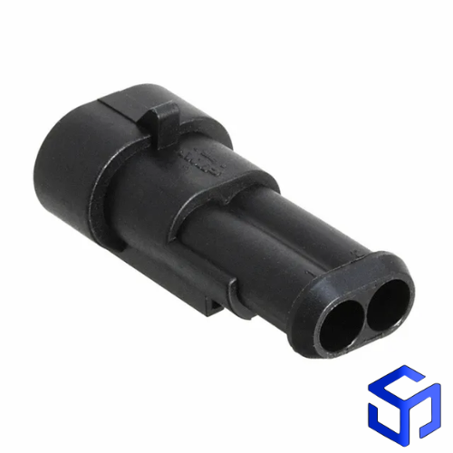 CONECTOR SUPER SEAL 2 VIAS P/ TERMINAL MACHO (COD. TE: 282104-1)