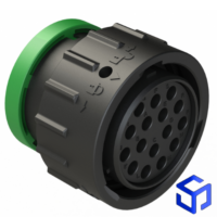 CONECTOR HDP 16 VIAS FÊMEA L017 (CROSS DEUTSCH: HDP26-24-16SN-L017)