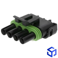CONECTOR APTIV WEATHER PACK 4 VIAS FÊMEA (4x1) (COD. DELPHI: 12015797)
