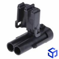 CONECTOR APTIV WEATHER PACK 2 VIAS MACHO (COD DELPHI: 12010973)