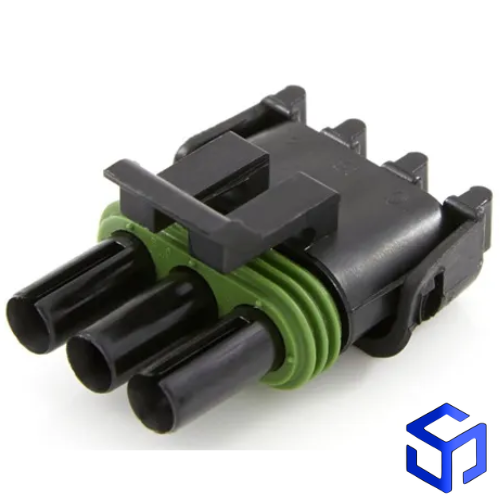 CONECTOR APTIV WEATHER PACK 3 VIAS FÊMEA  (COD. DELPHI: 12015793)