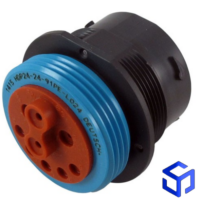 CONECTOR HDP 9 VIAS MACHO L024 (COD. DEUTSCH: HDP24-24-91PE-L024)