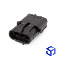 CONECTOR APTIV WEATHER PACK 3 VIAS MACHO (COD. DELPHI: 12010717)