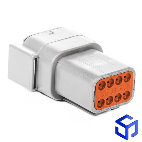 CONECTOR DTM 8 VIAS MACHO (COD. DEUTSCH: DTM04-08PA)