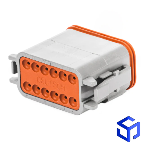 CONECTOR DT 12 VIAS FÊMEA (COD. DEUTSCH: DT06-12SA)