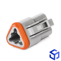 CONECTOR DT 3 VIAS FÊMEA (COD. DEUTSCH: DT06-3S)
