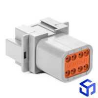 CONECTOR DT 8 VIAS MACHO (COD. DEUTSCH: DT04-08PA)