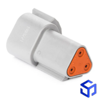 CONECTOR DT 3 VIAS MACHO (COD. DEUTSCH: DT04-3P)