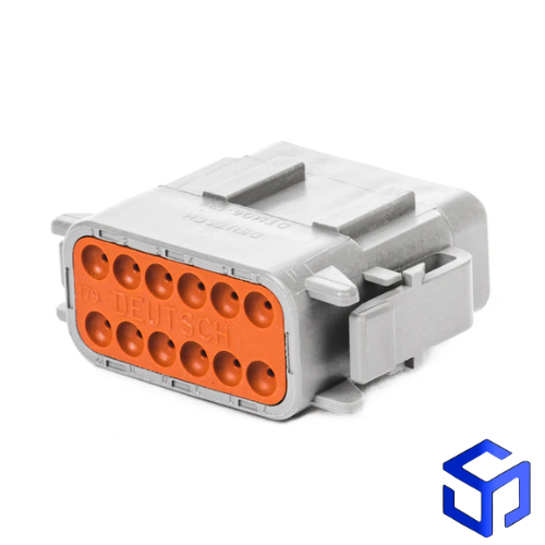 CONECTOR DTM 12 VIAS FÊMEA (COD. DEUTSCH: DTM06-12SA)