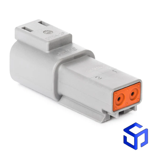 CONECTOR DT 2 VIAS MACHO (COD. DEUTSCH: DT04-2P)