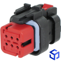 CONECTOR AMPSEAL 6 VIAS MACHO