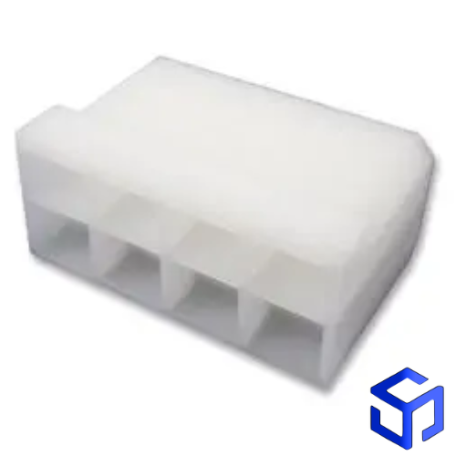 CONECTOR LINGUETA 6,3mm 8 VIAS MACHO NYLON (TE: 163008-0)