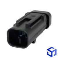 CONECTOR AMPSEAL 2 VIAS MACHO VERDE (KEY D)
