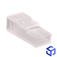 CONECTOR FASTON 6,3mm 1 VIA FÊMEA NYLON C/ ABERTURA (ETE7500A)