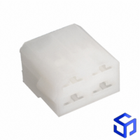 CONECTOR FASTON 6,3mm 4 VIAS FÊMEA NYLON (TE: 880110-0)