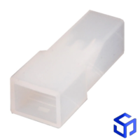 CONECTOR LINGUETA 6,3mm 1 VIA MACHO NYLON (ETE-7509)