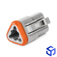 CONECTOR DT 3 VIAS FÊMEA (COD. DEUTSCH: DT06-3S)