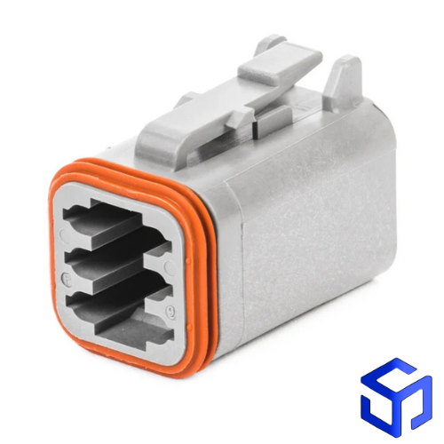 CONECTOR DT 6 VIAS FÊMEA (COD. DEUTSCH: DT06-6S)