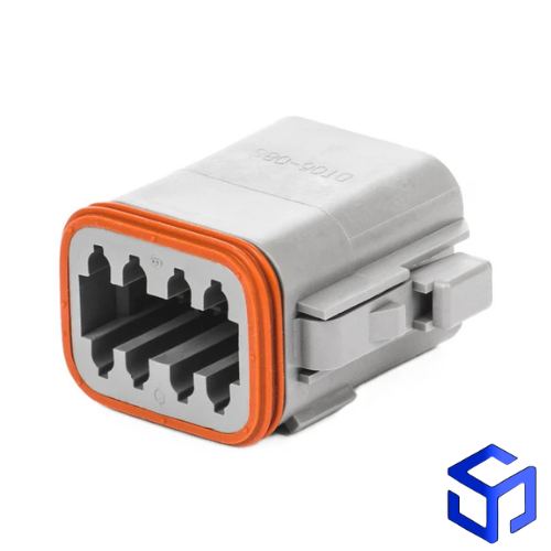 CONECTOR DT 8 VIAS FÊMEA (COD. DEUTSCH: DT06-08SA)