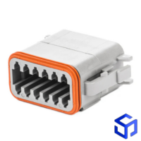 CONECTOR DT 12 VIAS FÊMEA (COD. DEUTSCH: DT06-12SA)