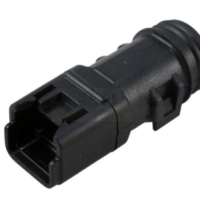 BACKSHELL DT 2 VIAS FÊMEA 180° (PARA CONECTOR DT06-2S)